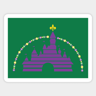 Mardi Gras Purple Magnet